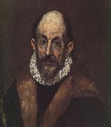 El Greco Self Portrait 1 Norge oil painting reproduction